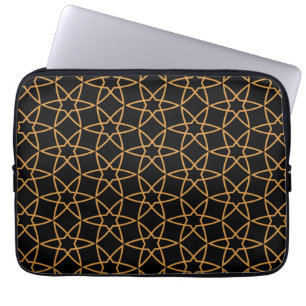 Islamic Geometric Pattern Designs Laptop Sleeve