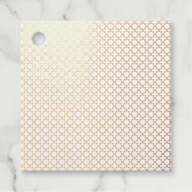  Islamic geometric pattern  Favour Tags (Front)