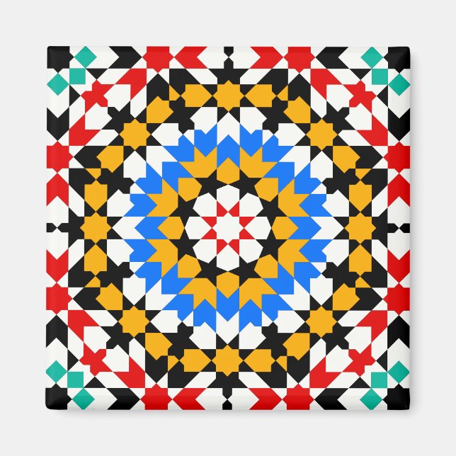 Islamic geometric pattern magnet (Front)