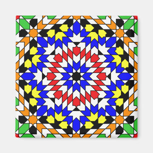 Islamic geometric pattern magnet