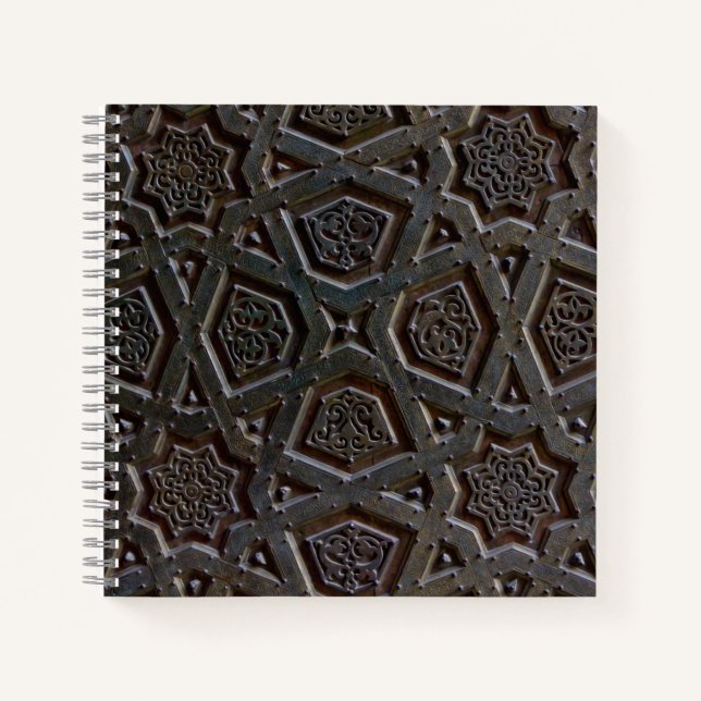 Islamic Geometric Pattern Notebook (Front)