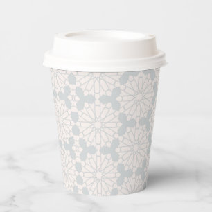 Islamic Geometric Pattern Paper Cups