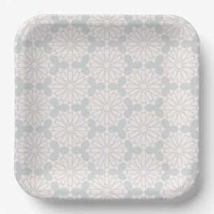 Islamic Geometric Pattern Paper Plate