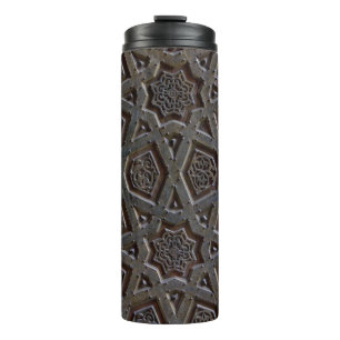 Islamic Geometric Pattern Thermal Tumbler