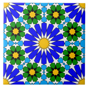 Islamic geometric pattern tile