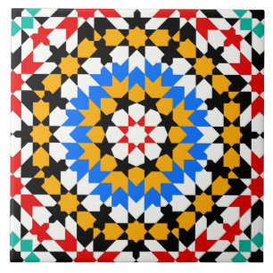 Islamic geometric pattern tile