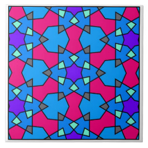 Islamic geometric pattern tile