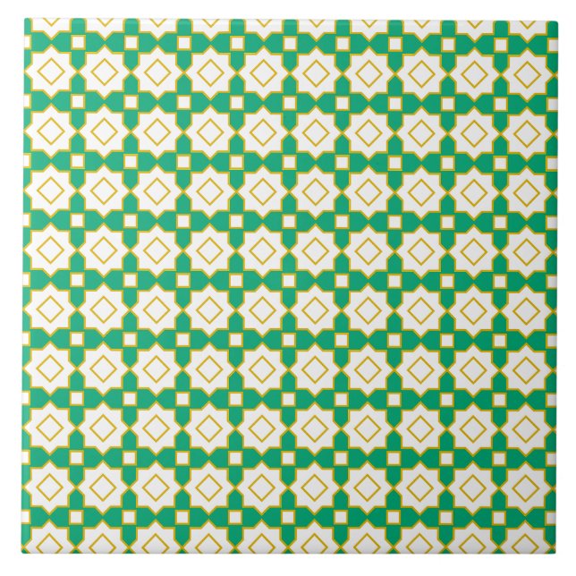 Islamic geometric pattern tile (Front)