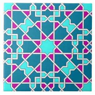 Islamic geometric pattern tile
