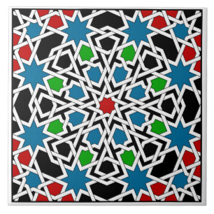 Islamic geometric pattern tile