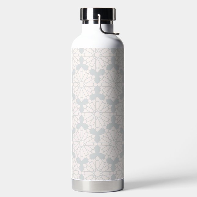 Islamic Geometric Pattern Water Bottle (Left)