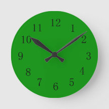 Islamic Green Color Wall Clock