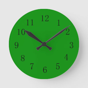 Islamic Green Colour Wall Clock