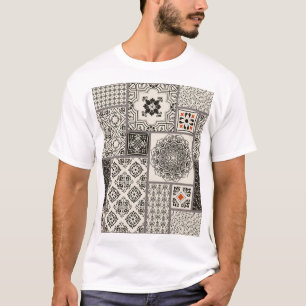 Islamic Majolica Pottery Tile Pattern T-Shirt