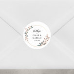 Islamic Nikkah Wedding Sticker<br><div class="desc">This design is perfect for wedding envelopes,  gifts,  and sweets boxes</div>