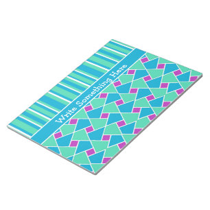 Islamic Pattern and Stripes Notepad or Jotter