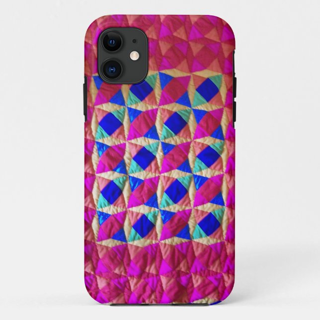 Islamic Pattern Faux Patchwork Photograph Case-Mate iPhone Case (Back)