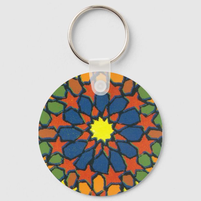Islamic Pattern Keychain (Front)