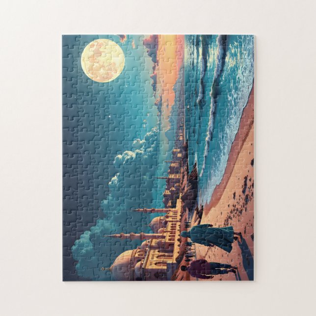 Islamic Sea Jigsaw Puzzle (Vertical)