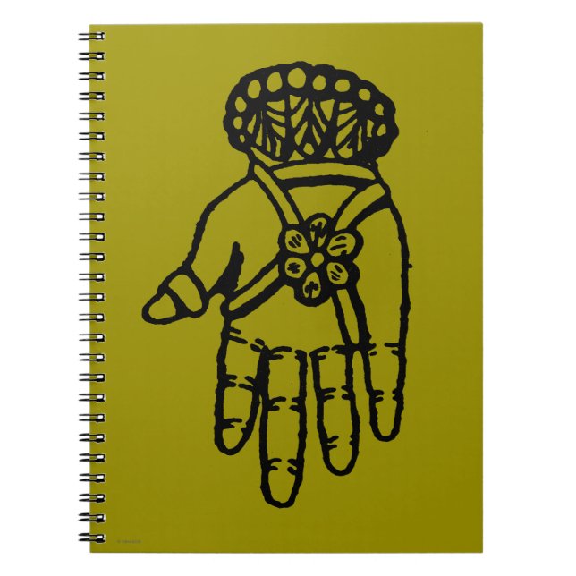 Islamic Symbol: Hamsa Notebook (Front)
