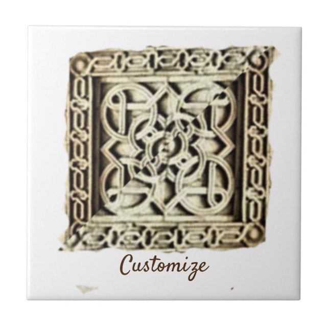 Islamic Temple Architecture Thunder_Cove  Ceramic Tile (Front)