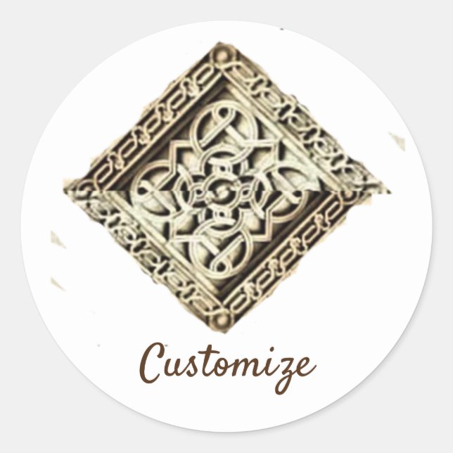 Islamic Temple Architecture Thunder_Cove Classic Round Sticker (Front)
