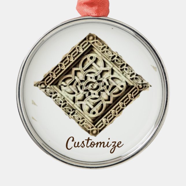 Islamic Temple Architecture Thunder_Cove Metal Ornament (Front)