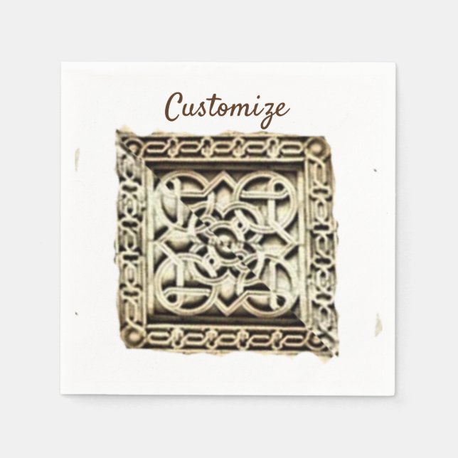 Islamic Temple Architecture Thunder_Cove  Napkin (Front)
