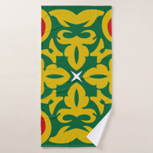 Islamic Traditional Pattern. Bandanna print design Bath Towel