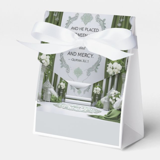 Islamic Wedding Favour Box – “Affection & Mercy (Front Side)