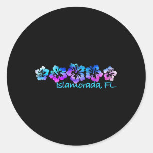 Islamorada classic round sticker