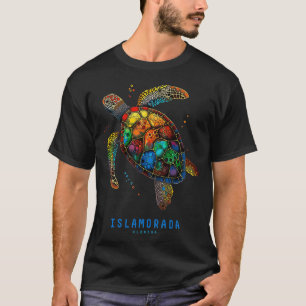 Islamorada FL Vintage Florida Keys Sea Turtle Beac T-Shirt