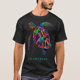 Islamorada FL Vintage Sea Turtle Vacation Florida T-Shirt