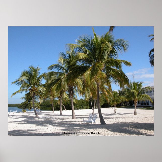 Islamorada Florida Beach Poster (Front)