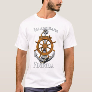Islamorada Florida Keys Vacation Nautical Anchor S T-Shirt