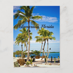 Islamorada, Florida Palm Trees Holiday Postcard