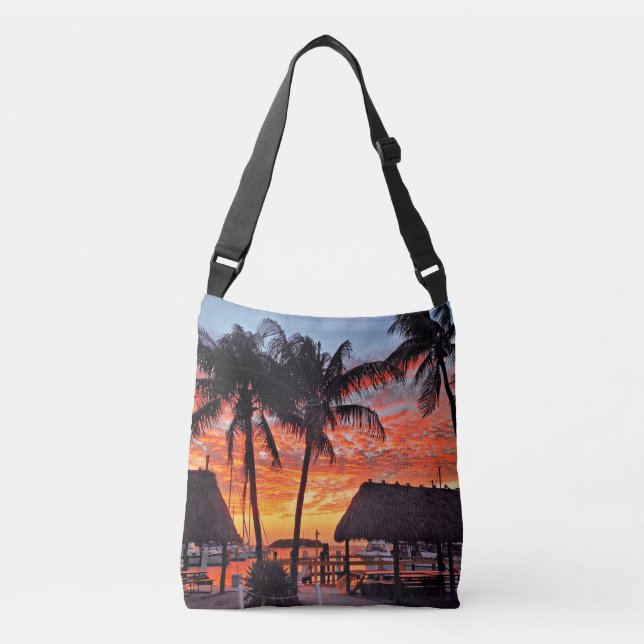 Islamorada, Florida sunset Crossbody Bag (Front)