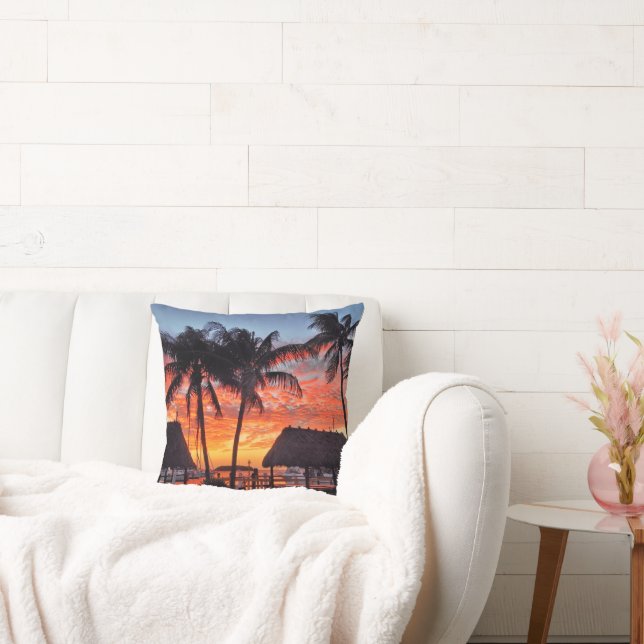 Islamorada, Florida sunset Cushion (Couch)