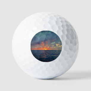 Islamoralda Florida Sunrise Beach Scene Golf Balls