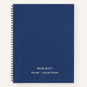 Island Aqua Blue Notebook