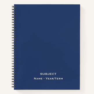 Island Aqua Blue Notebook