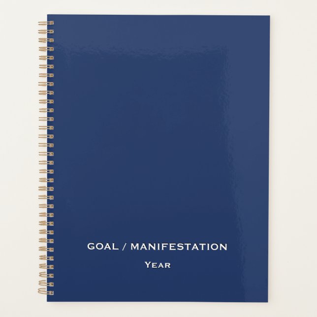 Island Aqua Blue Planner (Front)