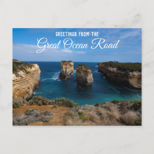 Island Archway Great Ocean Road Australia Postcard