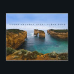 Island Archway on the Great Ocean Road, Australia Postcard<br><div class="desc">Photo of the Island Archway on the Great Ocean Road in Victoria Australia.
www.ronsumners.com</div>