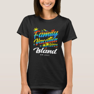 Island Beach New Jersey Family Matching Vacation S T-Shirt