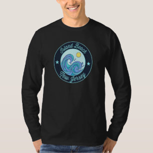 Island Beach Nj New Jersey Souvenir Nautical Surfe T-Shirt