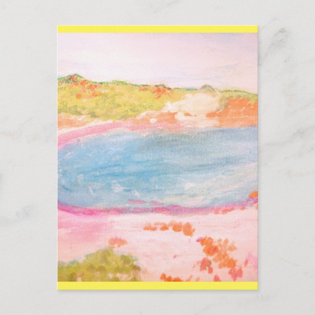 Island Beach Postcard (Front)