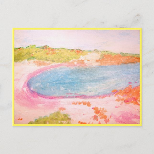 Island Beach Postcard (Front)