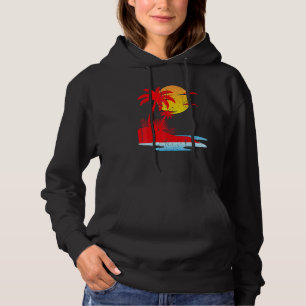 Island Beach Tropical Summer Vacation Sunset Summe Hoodie