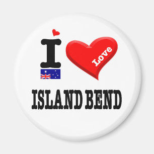 ISLAND BEND - I Love Magnet